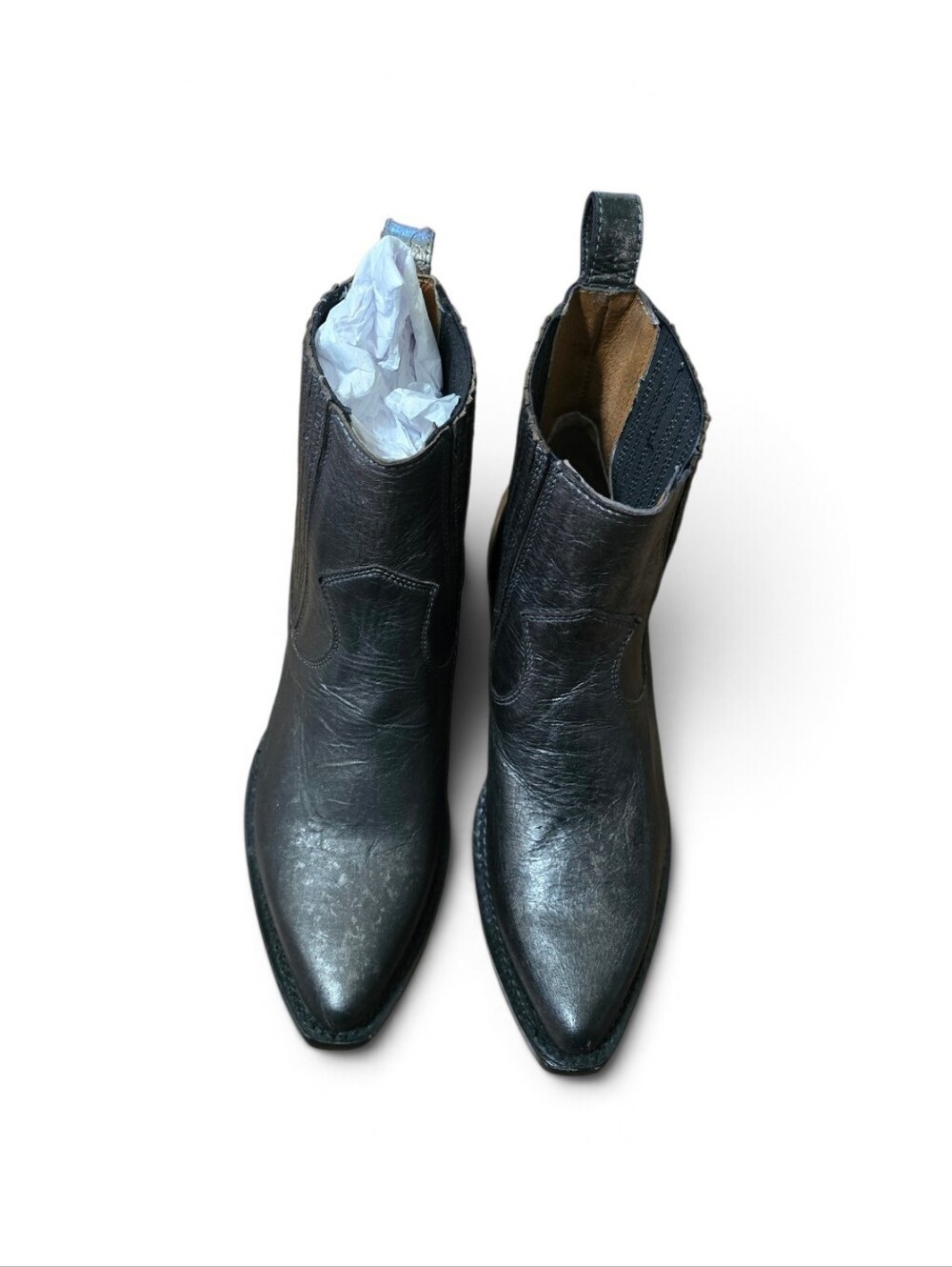 Frye Women's Pointed Toe Leather Ankle Boots